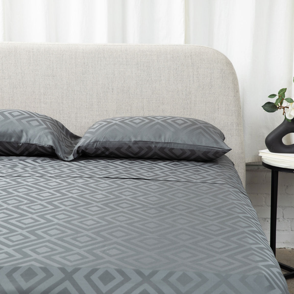 Bed Sheet Set, Bamboo Exclusive Patterns, Cooling Comfort, Breathable Construction for Everyday Bedroom Comfort and Guest Rooms image 19