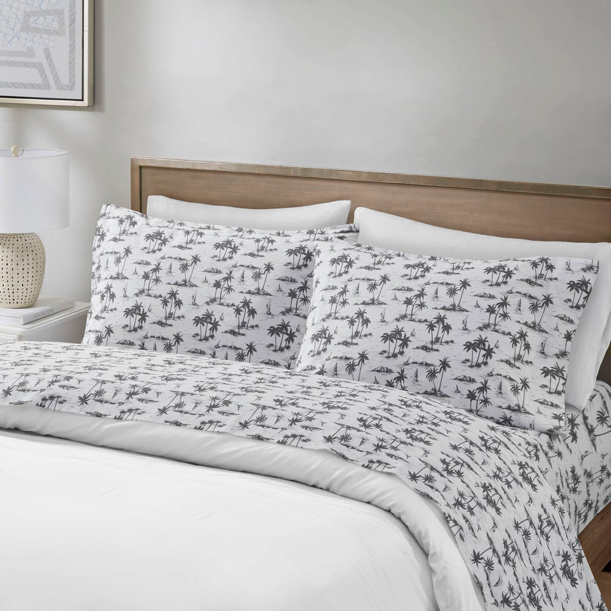 Bed Sheet Set, 200 Thread Count Printed Cotton, Breathable Construction, Machine-Washable Care for Master Bedrooms, Guest Beds and Daily Use image 20