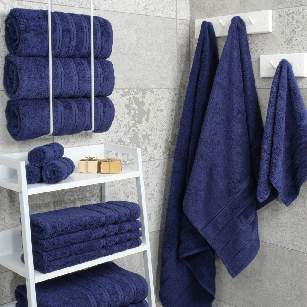 Bath Towel Set, 100% Cotton Turkish Towels for Bathroom, 4 for Home Bathrooms and Everyday Care, 21 Color Options image 20