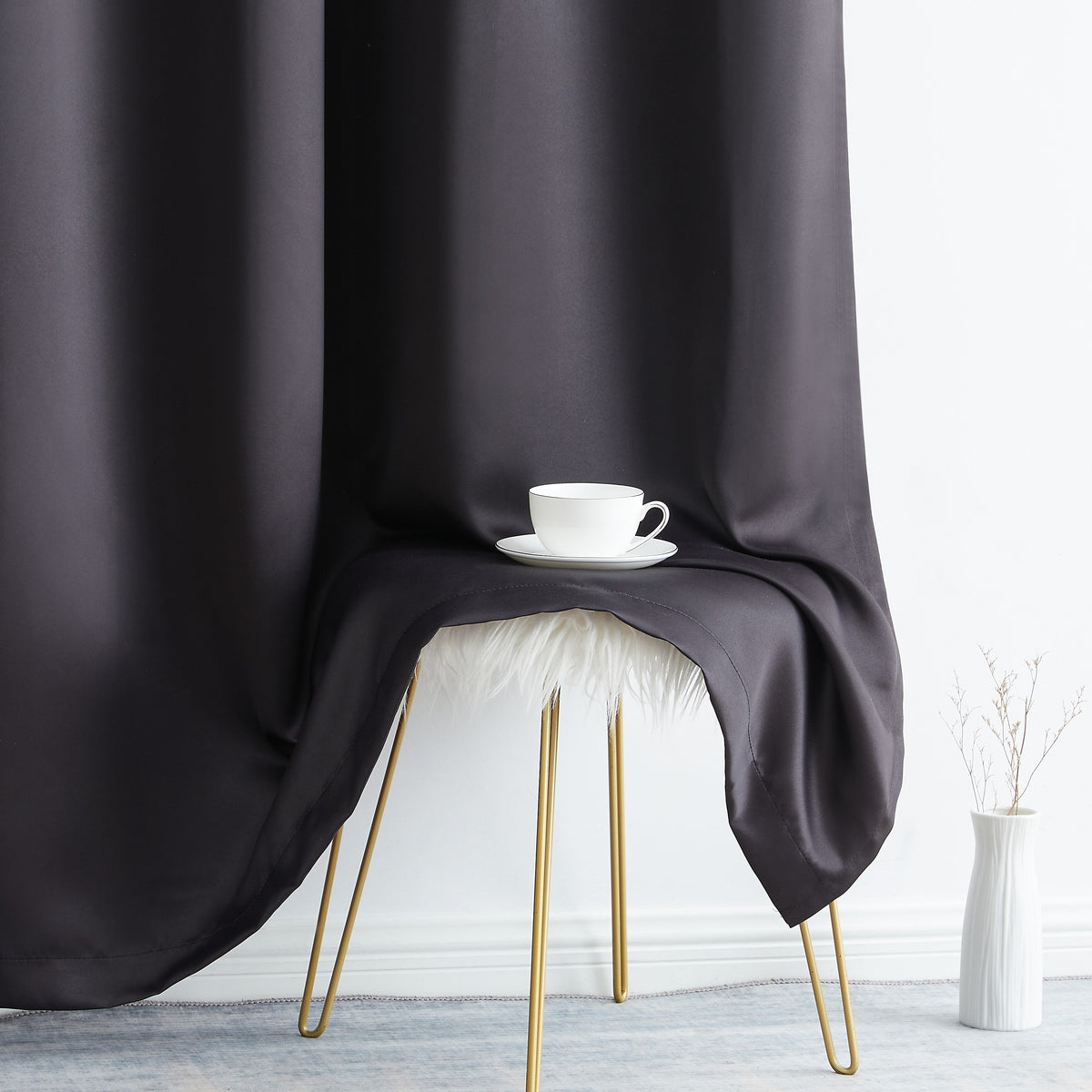 Window Curtain, Oxford Room Darkening Grommet Panels, Machine-Washable Care for Windows, Room Styling and Everyday Privacy image 20