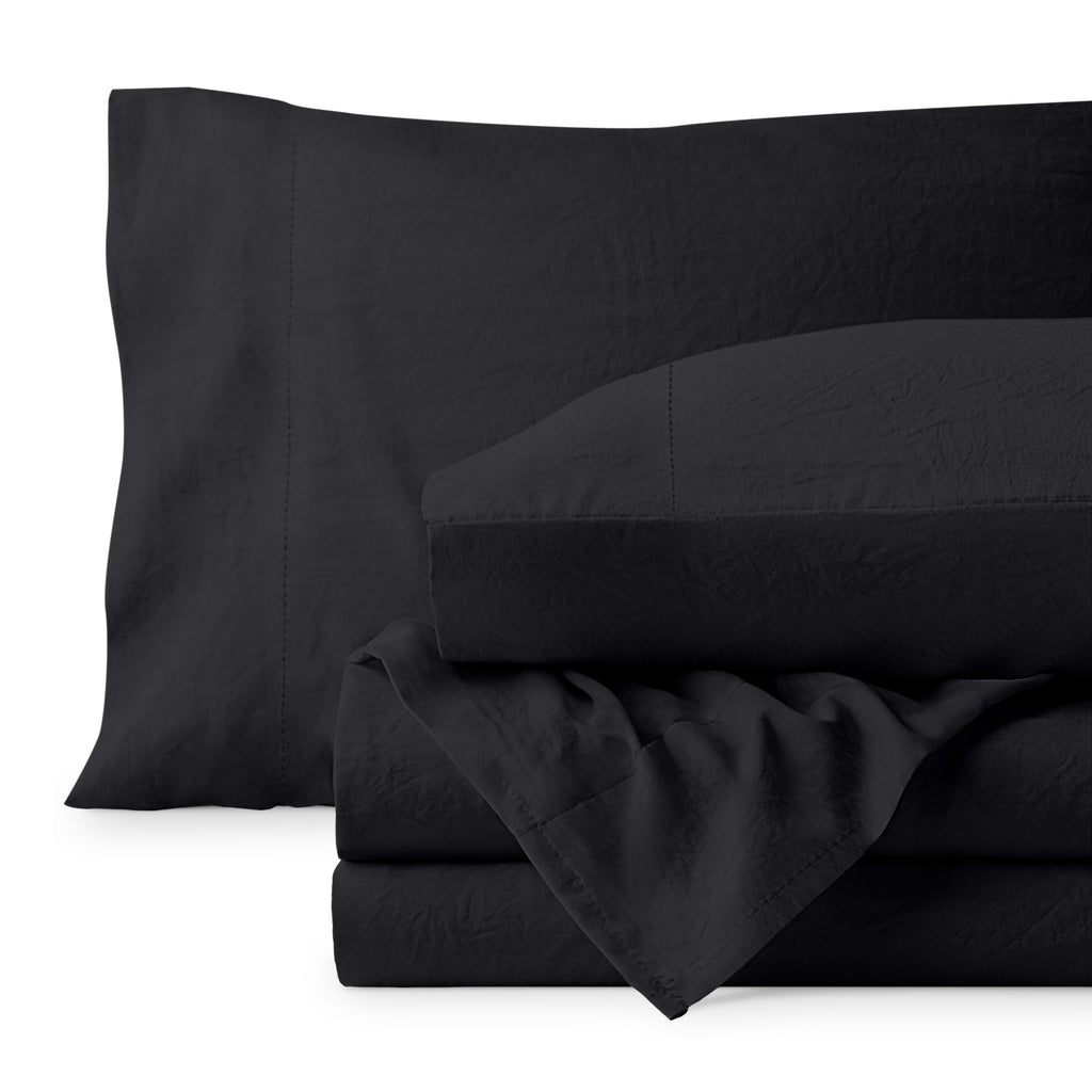 Bed Sheet Set, Ultra Soft Washed for Master Bedrooms, Guest Beds and Daily Use, 5 Sizes and 14 Colors image 20