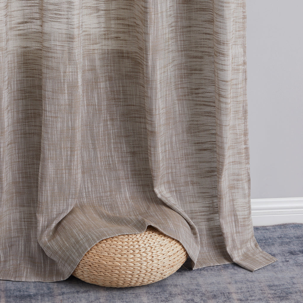Window Curtain, Madison Faux Linen Sheer Grommet Panels for Bedrooms, Living Rooms and Home Privacy, 8 Sizes and 10 Colors image 20