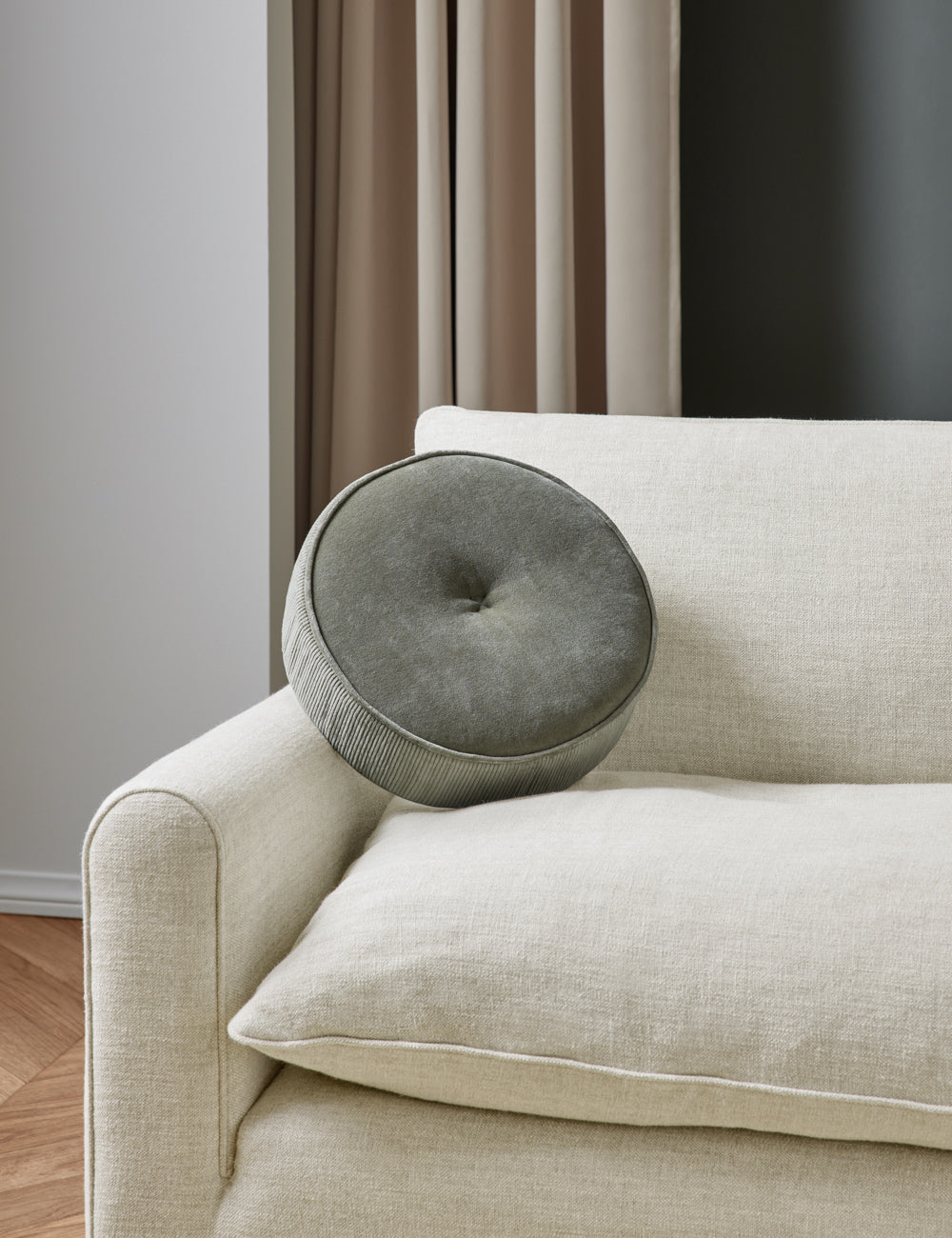Bed Pillow, Velvet Disc for Everyday Sleep and Guest Room Bedding, 5 Color Options, Designed for Sleeping, Reading and Bedroom Comfort image 20