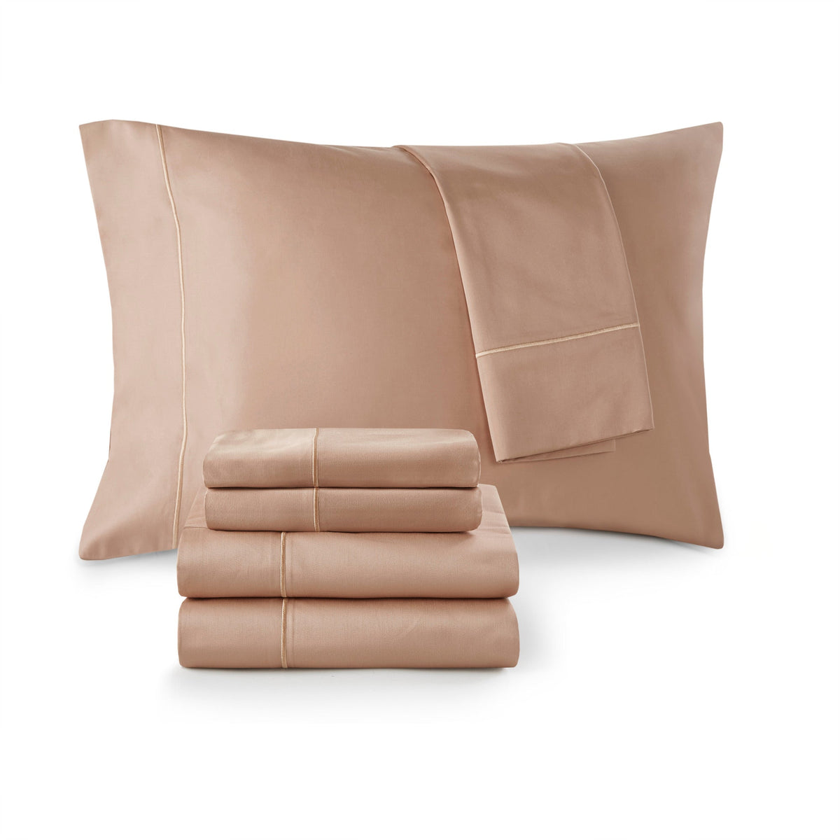 Bed Sheet Set, 600 Thread Count Pima Cotton Pima Cotton, Machine-Washable Care for Everyday Bedroom Comfort and Guest Rooms image 20