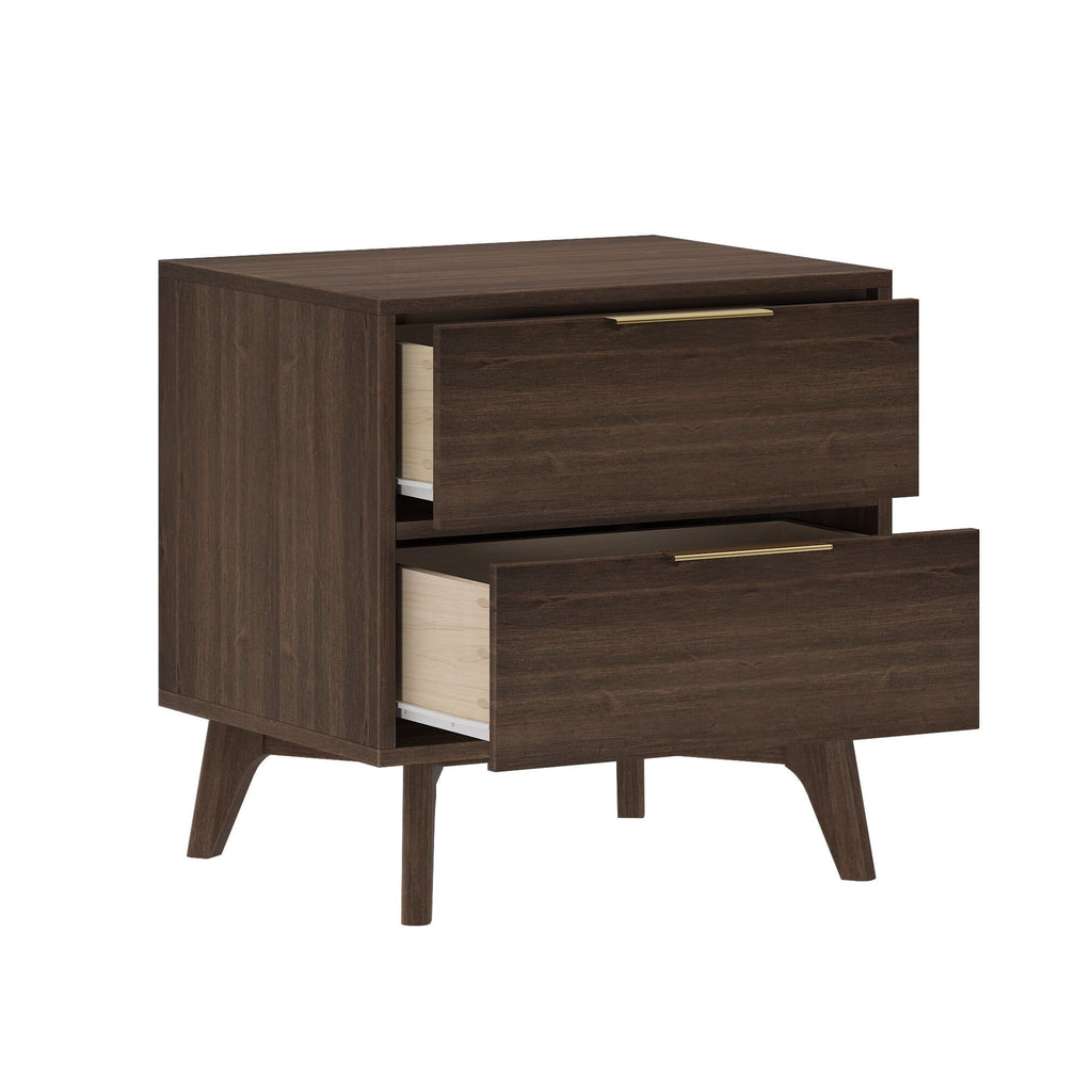 Nightstand, Haven 2 Drawer for Bedrooms, Bedside Essentials and Everyday Storage, 4 Color Options image 20