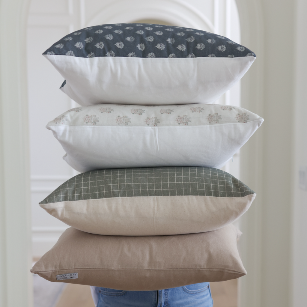 Decorative Pillow Cover, Tan Basics 18" 22" 26" 12x20", Machine-Washable Care for Sofas, Beds and Living Room Accents, 2 Size Options image 20