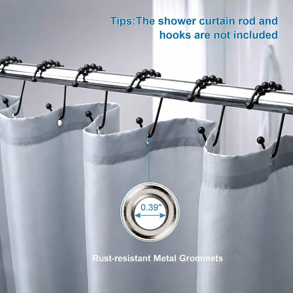 Bathroom Accessory, Waterproof Fabric Shower Curtain Liner, 120, Machine-Washable Care for Guest Baths and Daily Bathroom Routines image 20