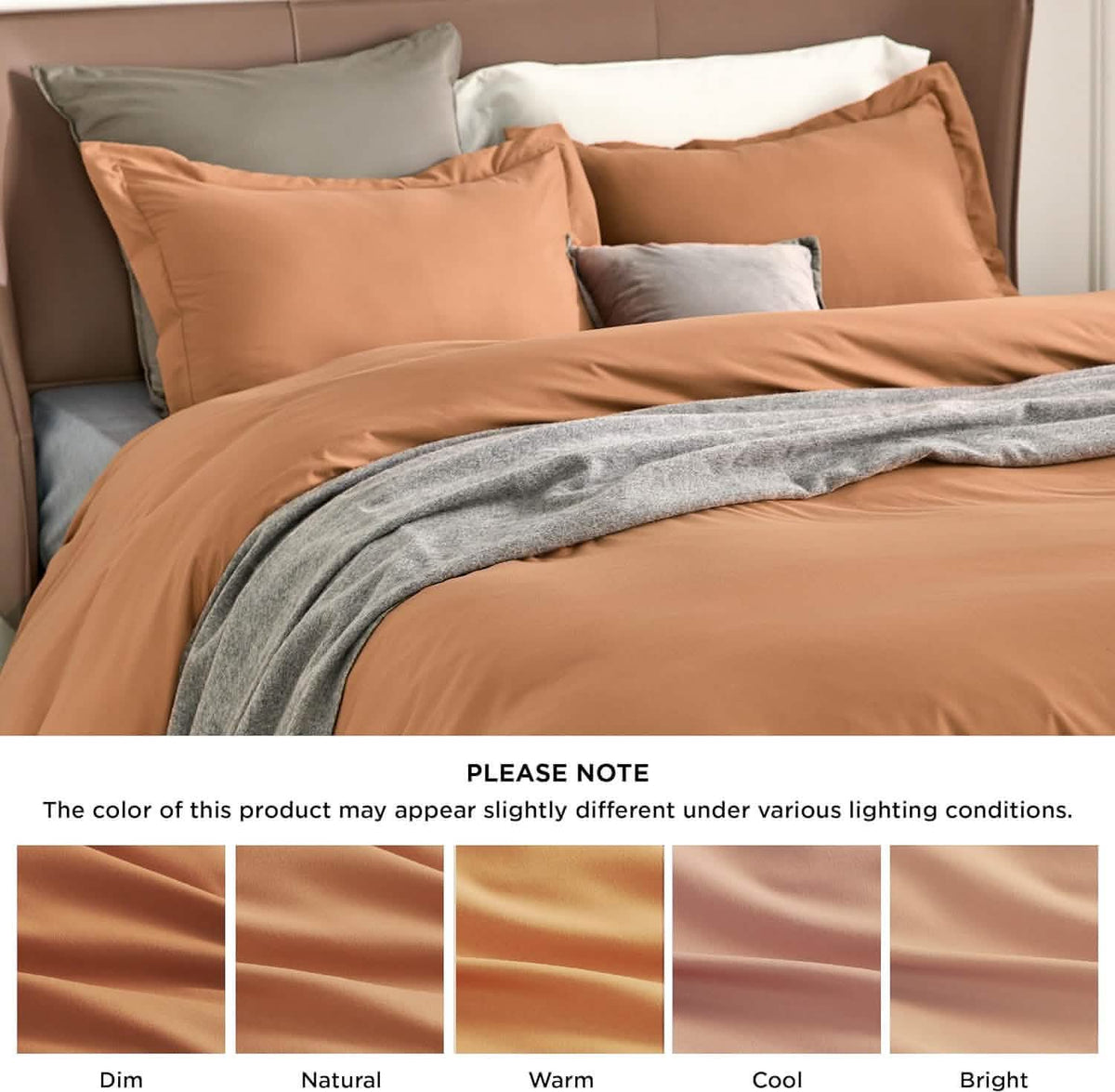 Duvet Cover Set, Brushed Microfiber for Guest Rooms and Everyday Bedroom Styling, 9 Sizes and 36 Colors image 20