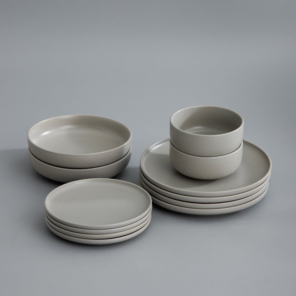 Dinnerware, Minimalist Salad Plate for Everyday Meals and Table Settings, 4 Sizes and 5 Colors image 20