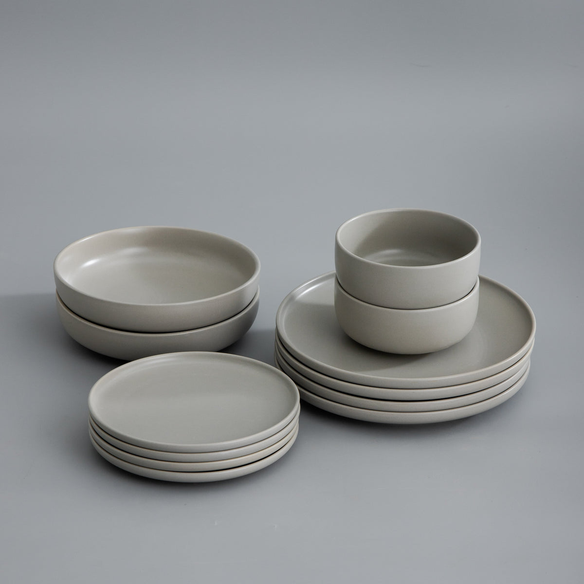 Dinnerware, Minimalist Salad Plate for Everyday Meals and Table Settings, 4 Sizes and 5 Colors image 20