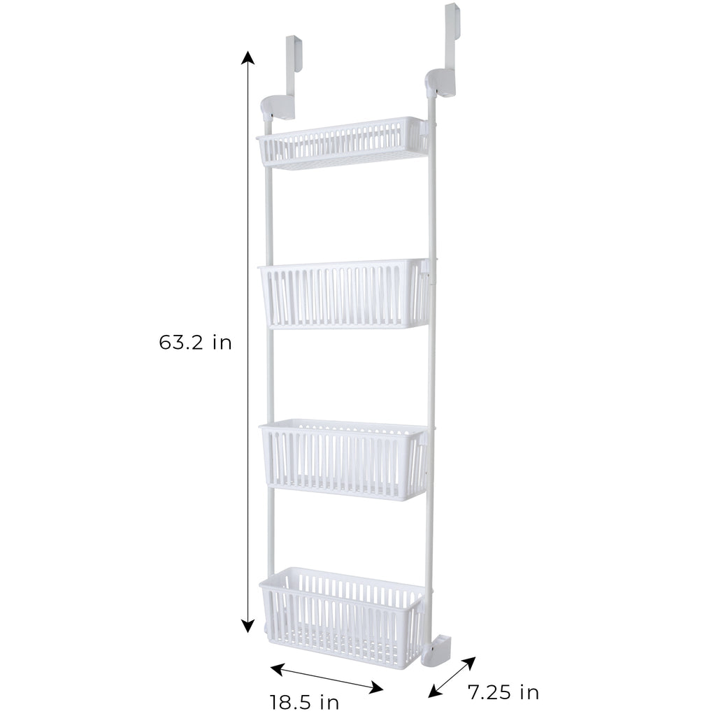 Home Storage Organizer, Over Door Pantry Multiple Sizes for Closets, Shelves and Everyday Organization, 3 Sizes and 5 Colors image 20