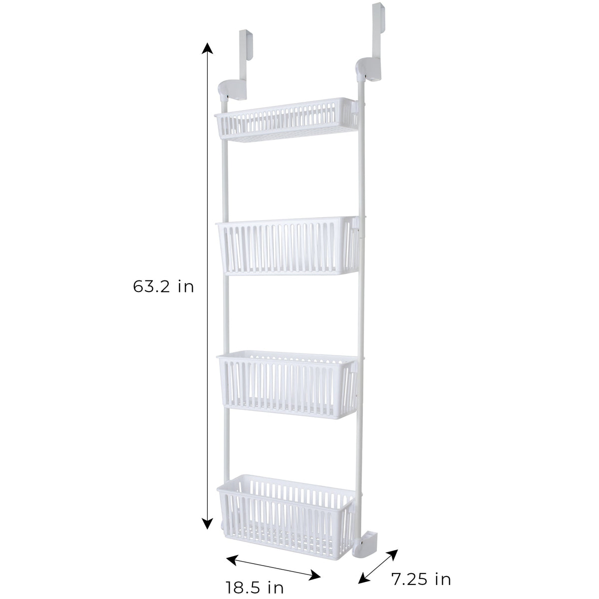 Home Storage Organizer, Over Door Pantry Multiple Sizes for Closets, Shelves and Everyday Organization, 3 Sizes and 5 Colors image 20