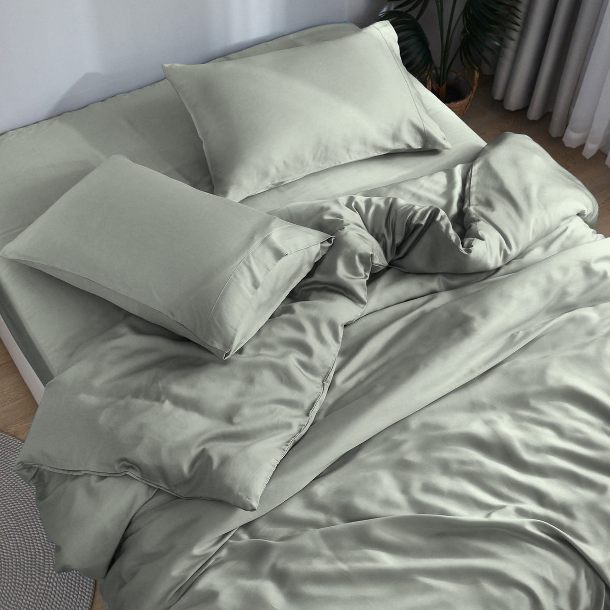 Pillowcase Set, ButteryDrape Bamboo, Cooling Comfort, Lightweight Design for Everyday Bedding and Bedroom Refreshes, 2 Sizes and 8 Colors image 20
