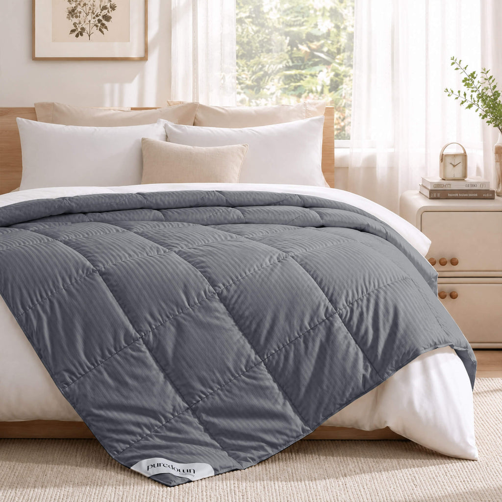 Cozy Throw Blanket, Cotton Oversized Down, Lightweight Design, Breathable Construction for Living Rooms, Bedrooms and Everyday Lounging image 21
