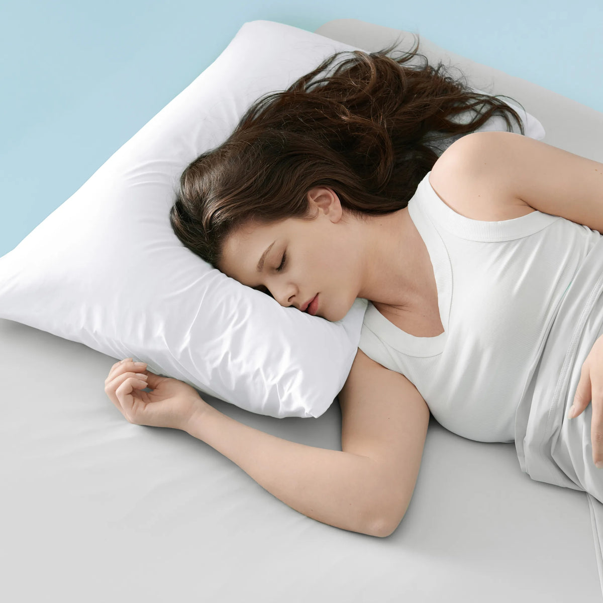 Decorative Pillow Sham, Cooling for Beds, Bedroom Styling and Layered Bedding, 3 Sizes and 5 Colors image 21