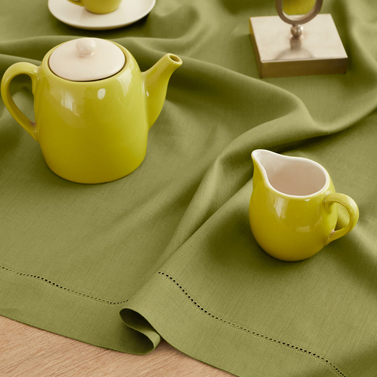 Cozy Throw Blanket, Classic Hemstitch Table for Sofas, Beds and Relaxing at Home, 29 Color Options image 21