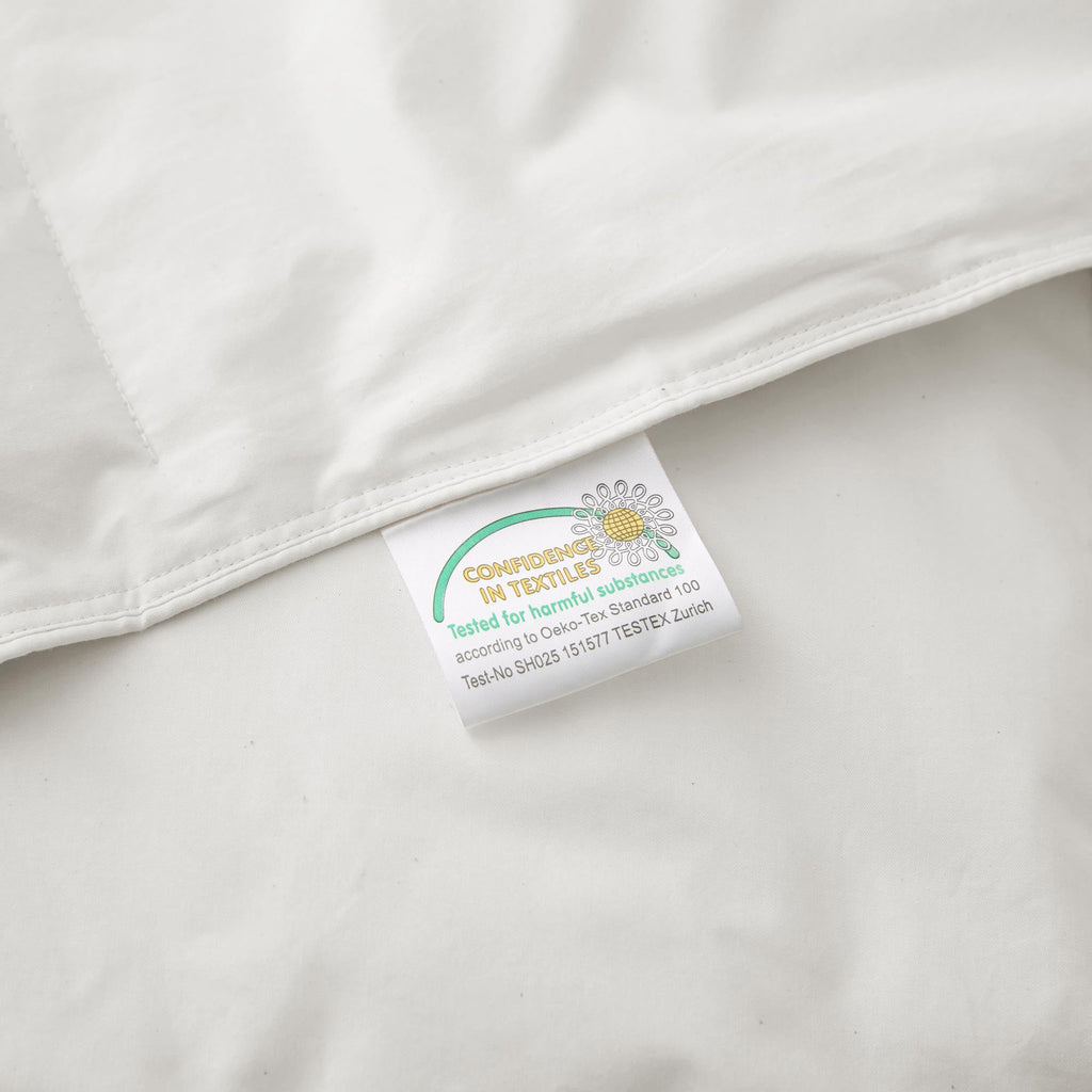 Down & Feather Comforter, Lightweight Organic Cotton for Everyday Bedding and Comfortable Sleep, 3 Sizes and 3 Colors image 21