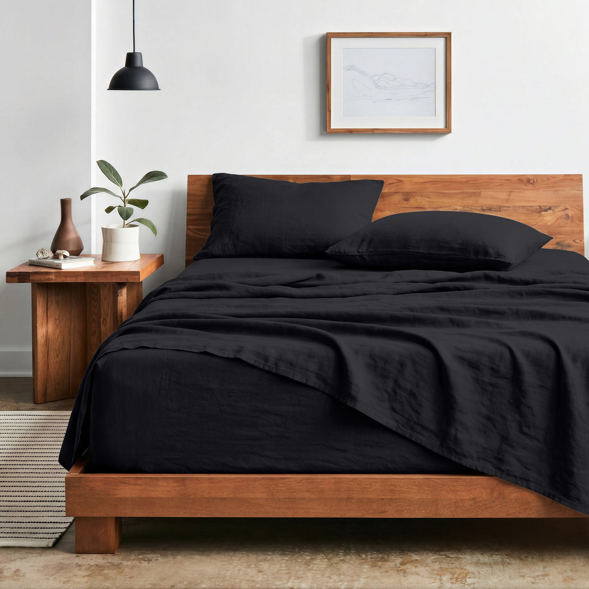 Bed Sheet Set, Ultra Soft Washed for Master Bedrooms, Guest Beds and Daily Use, 5 Sizes and 14 Colors image 21