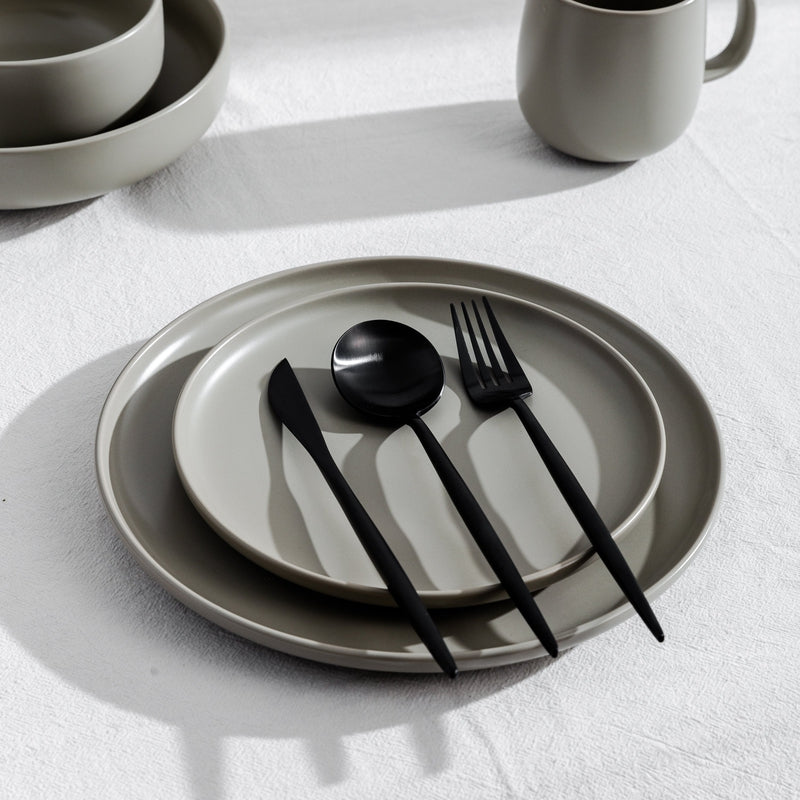 Dinnerware, Minimalist Salad Plate for Everyday Meals and Table Settings, 4 Sizes and 5 Colors image 21