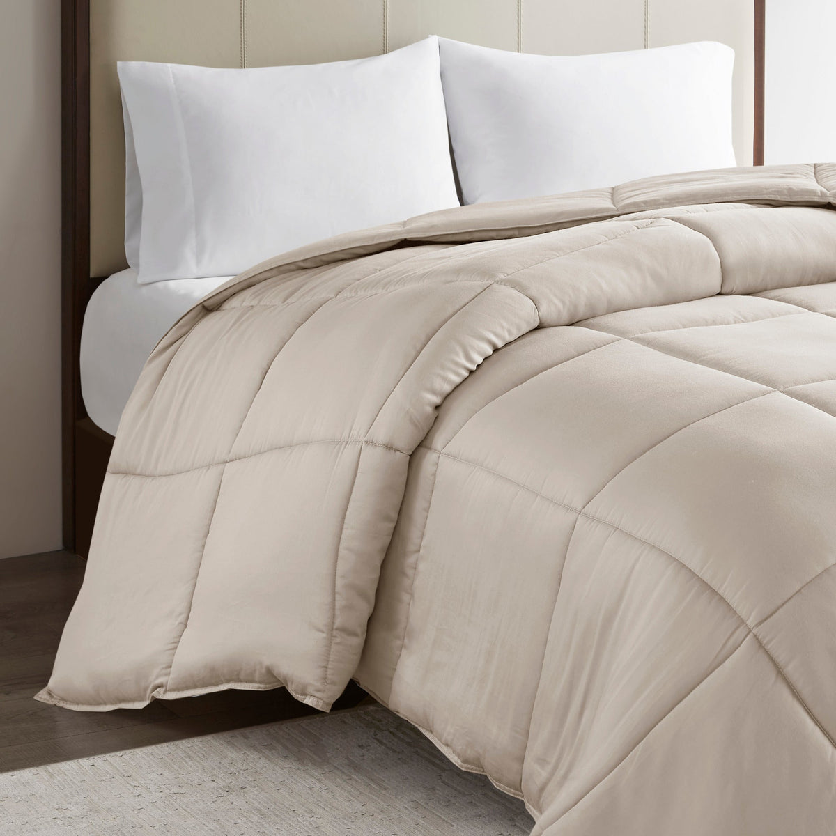 Down Alternative Comforter, Winfield 300 Thread Count Cotton Shell, Machine-Washable Care for Everyday Bedding and Comfortable Sleep image 21