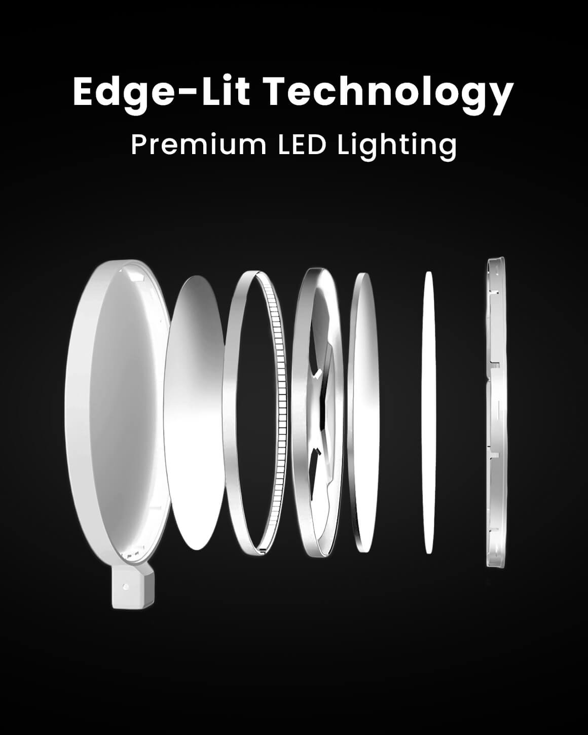 LED Desk Lamp, Edge Light 2.0, Adjustable Design for Home Offices, Reading Desks and Everyday Task Lighting, 2 Color Options image 21