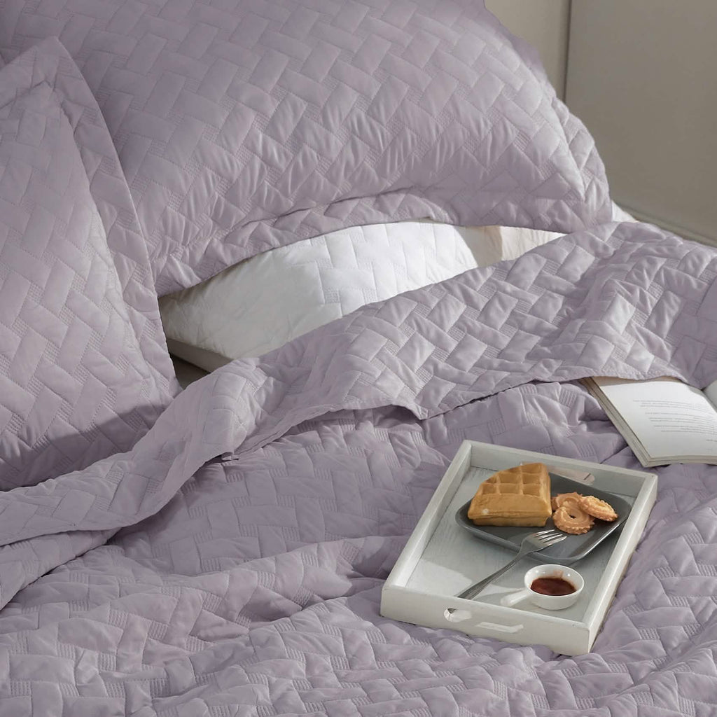 Cozy Throw Blanket, Basket weave Quilt Set, Lightweight Design for Living Rooms, Bedrooms and Everyday Lounging, 6 Sizes and 17 Colors image 21