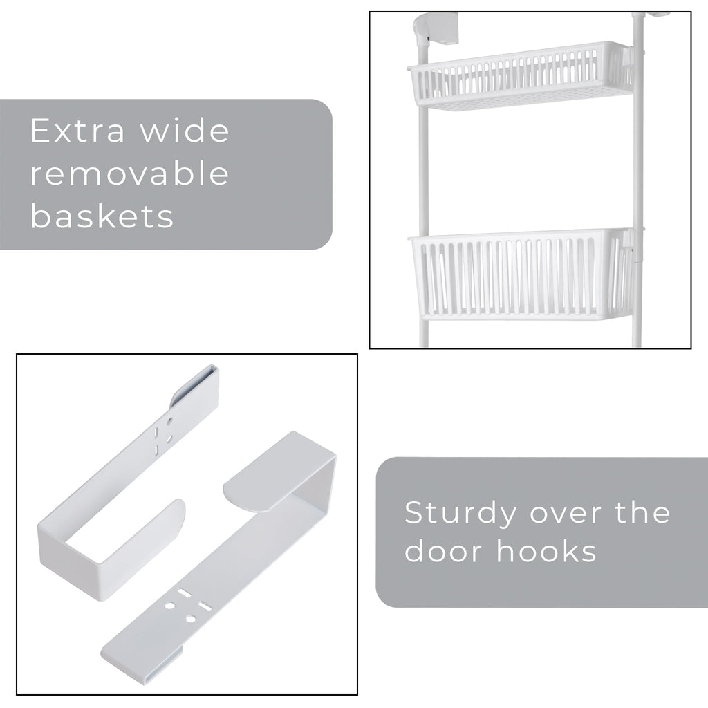 Home Storage Organizer, Over Door Pantry Multiple Sizes for Closets, Shelves and Everyday Organization, 3 Sizes and 5 Colors image 21