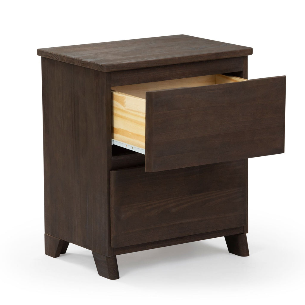 Nightstand, Rustic 2 Drawer for Bedside Storage, Bedroom Organization and Guest Rooms, 4 Color Options image 21