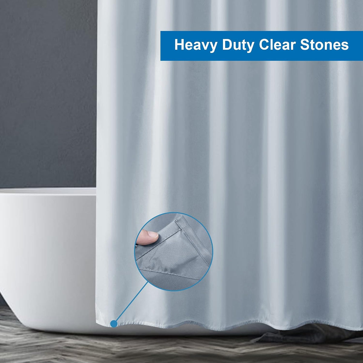 Bathroom Accessory, Waterproof Fabric Shower Curtain Liner, 120, Machine-Washable Care for Guest Baths and Daily Bathroom Routines image 21