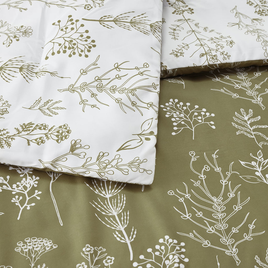 Duvet Cover Set, Reversible Floral Print, Breathable Construction for Bedroom Bedding Refresh and Everyday Comfort, 4 Sizes and 13 Colors image 21
