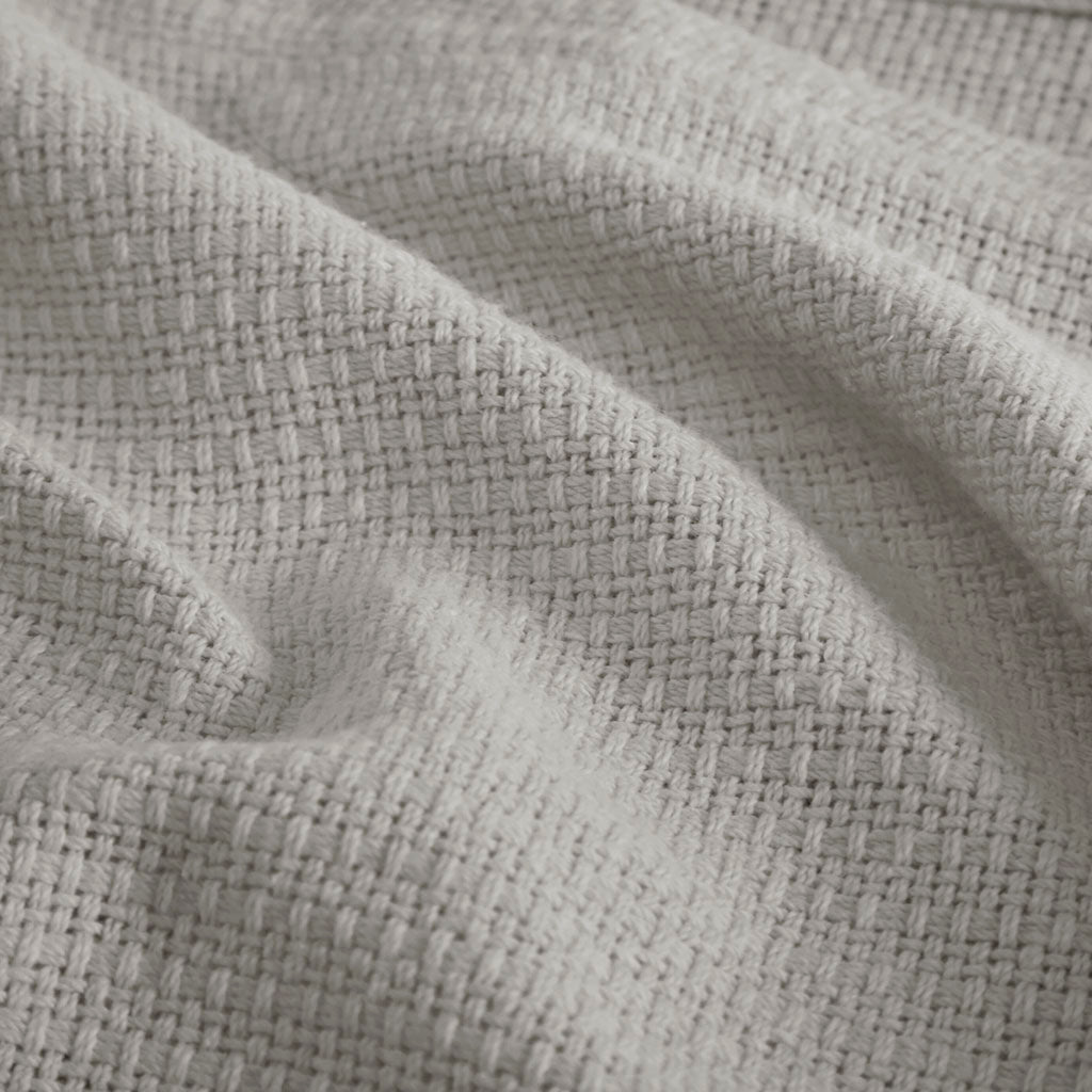 Cozy Throw Blanket, Freshspun Basketweave Cotton, Lightweight Design for Living Rooms, Bedrooms and Everyday Lounging, 3 Sizes and 7 Colors image 21