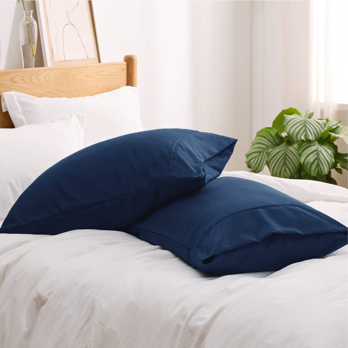 Decorative Pillow Sham, Fade and Stain Resistant Microfiber for Guest Rooms, Headboards and Everyday Bedroom Decor, 4 Sizes and 18 Colors image 21