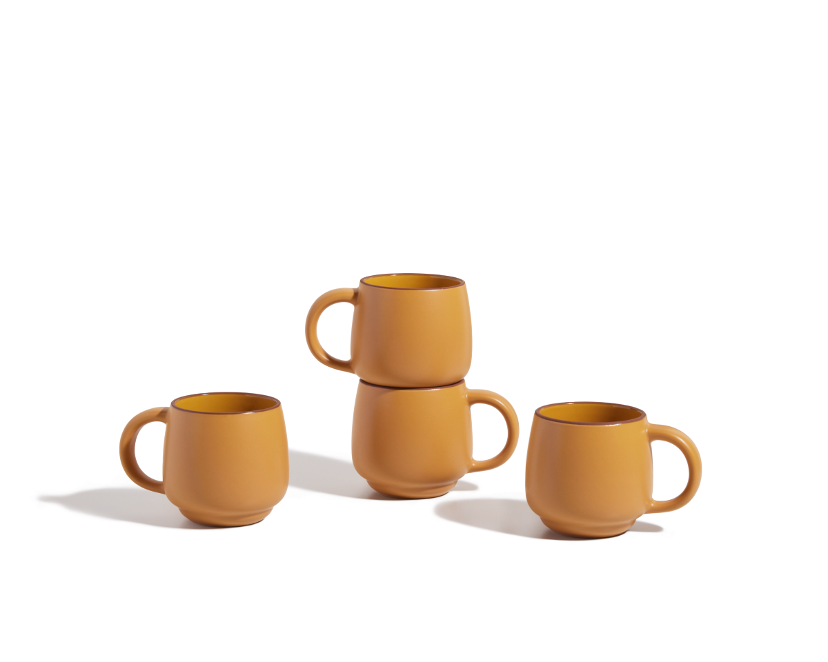 Dinnerware, Night and Day Mugs, Ceramic Construction for Family Dining, Serving and Entertaining, 5 Color Options image 22