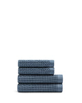 Bath Towel Set, Supima Waffle 4pc Bundle for Home Bathrooms and Everyday Care, 13 Color Options image 22