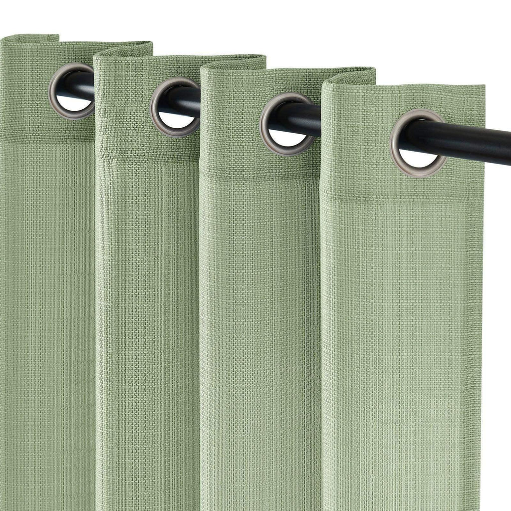 Window Curtain, Solid Linen Textured Grommet Curtains (2, Lightweight Design for Windows, Room Styling and Everyday Privacy image 22