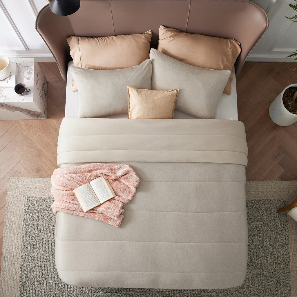 Bed Comforter, Reversible Warm and Cooling Set, Breathable Construction for Year-Round Bedroom Comfort and Restful Sleep image 22