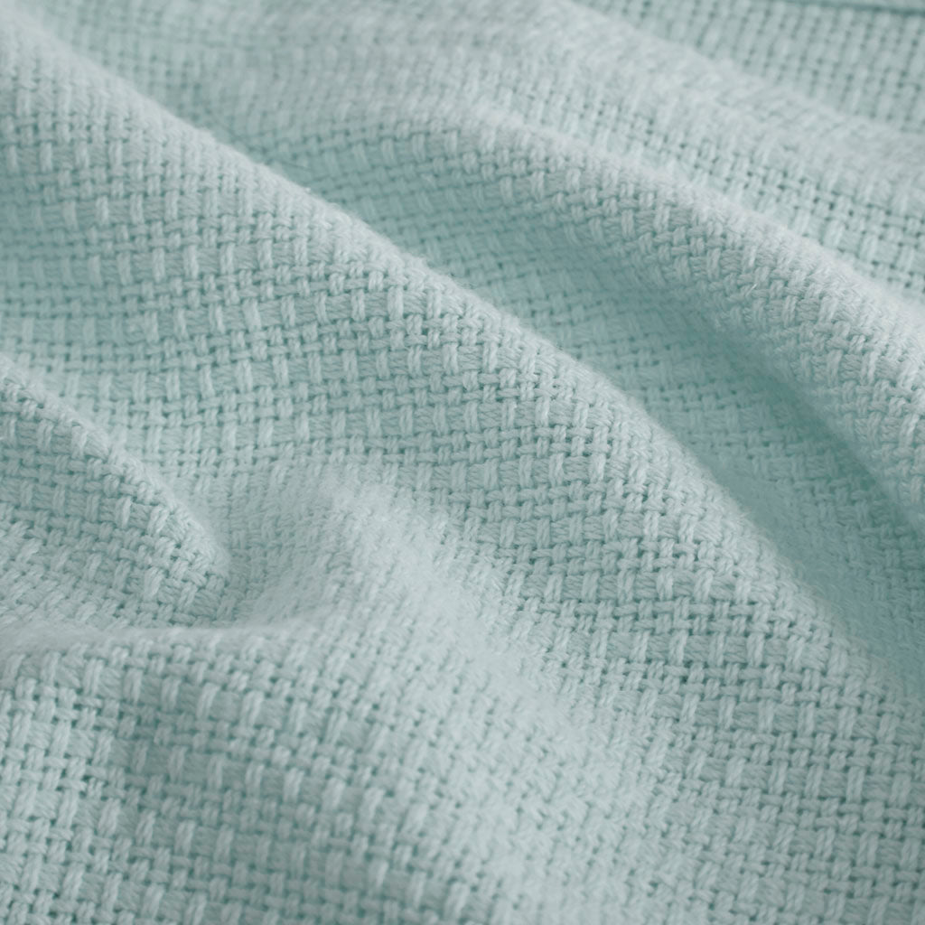 Cozy Throw Blanket, Freshspun Basketweave Cotton, Lightweight Design for Living Rooms, Bedrooms and Everyday Lounging, 3 Sizes and 7 Colors image 22
