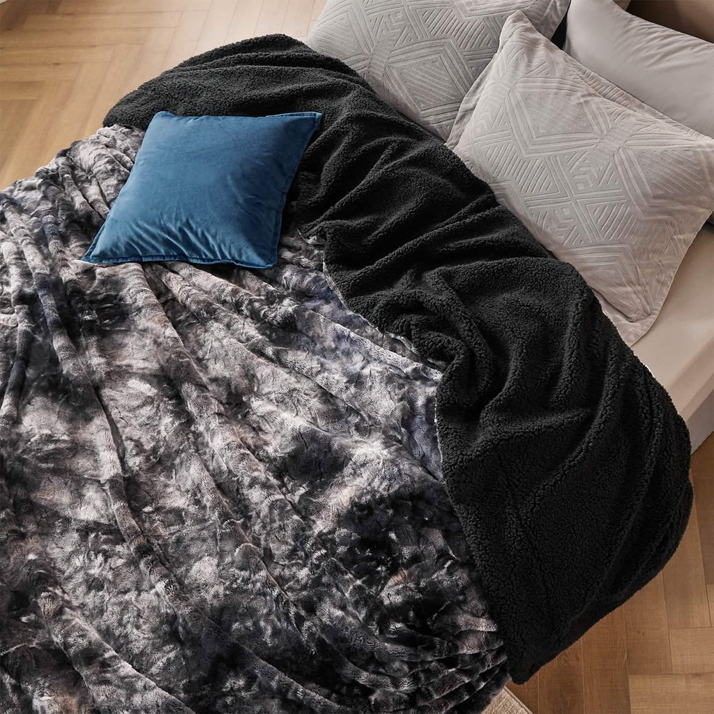 Cozy Throw Blanket, Faux Fur Sherpa Fleece for Sofas, Beds and Relaxing at Home, 4 Sizes and 10 Colors image 22