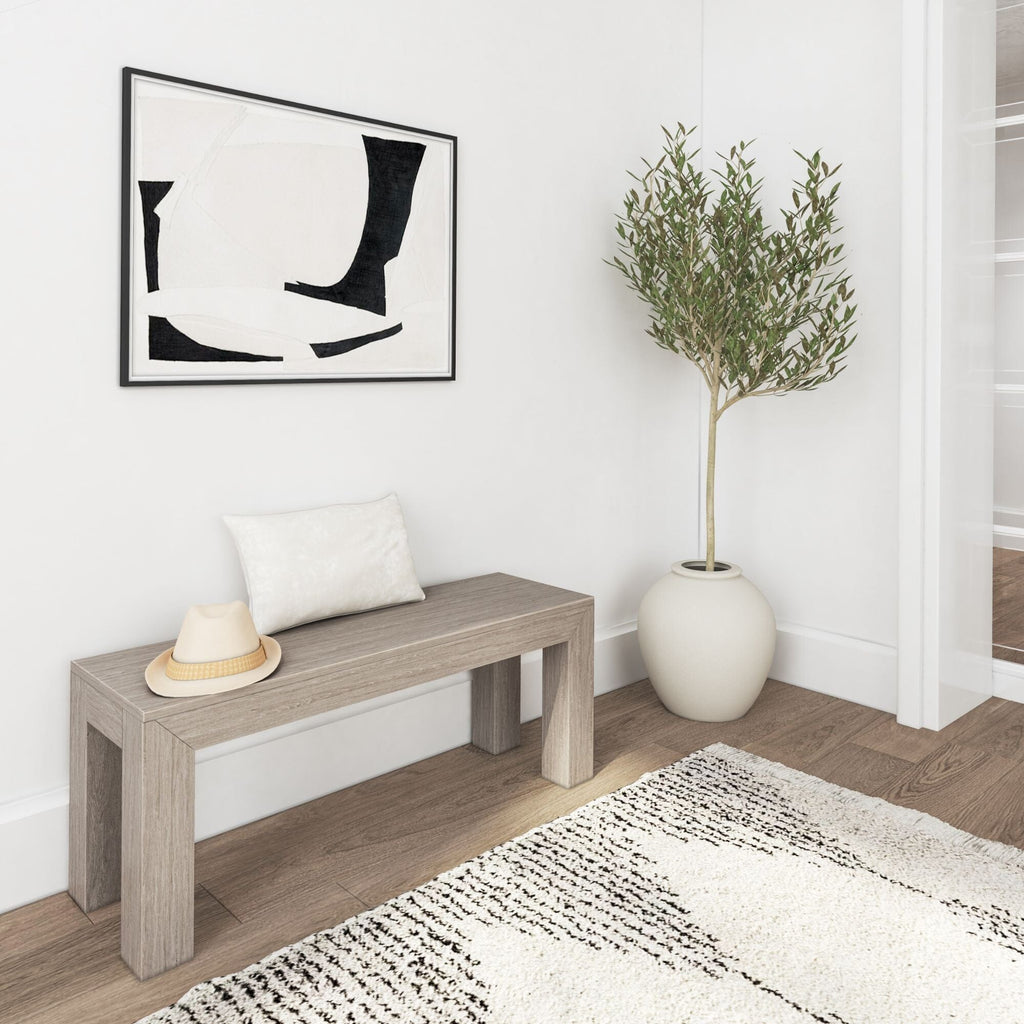 Dining Bench, Modern 49" for Dining Rooms, Kitchen Tables and Everyday Seating, 5 Color Options image 22