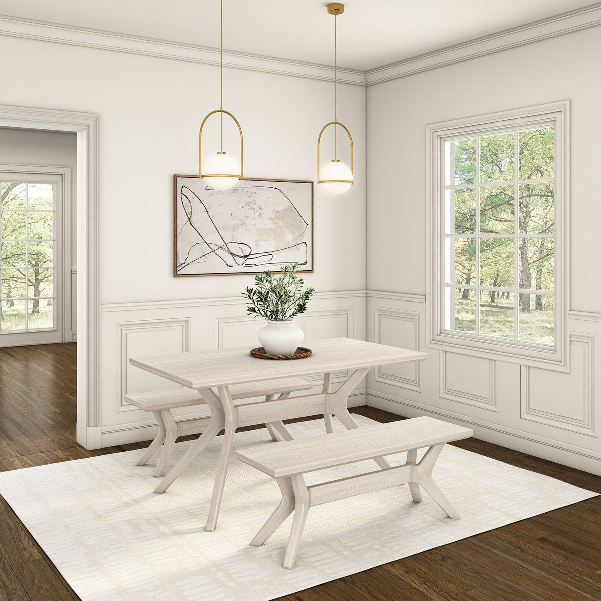 Dining Bench, Verso 48" for Dining Rooms, Kitchen Tables and Everyday Seating, 2 Sizes and 5 Colors image 22