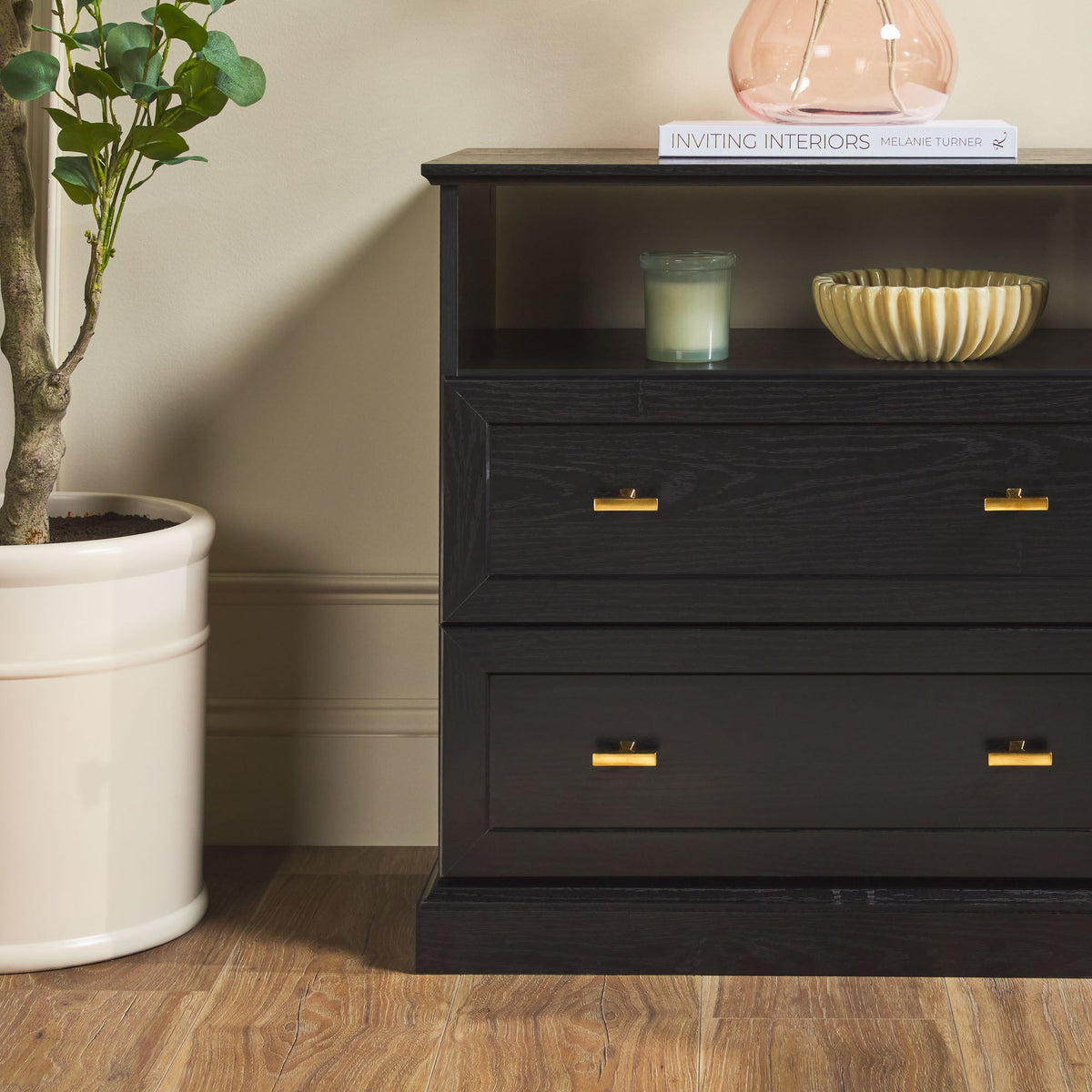Nightstand, Clyde Classic 2 Drawer Side Table for Bedside Storage, Bedroom Organization and Guest Rooms, 2 Color Options image 23