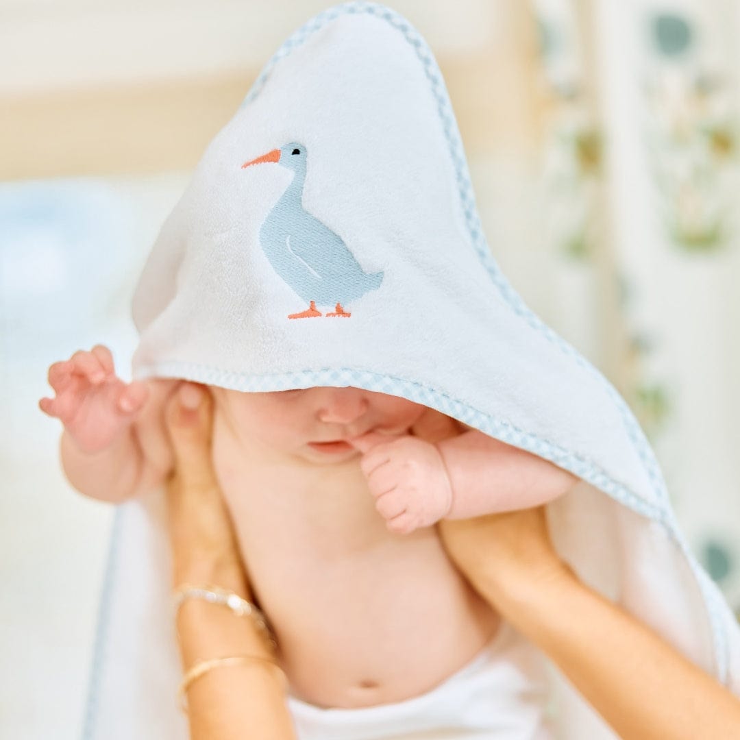 Bath Linen, Baby Hooded Towel, Organic Cotton Shell for Daily Bathroom Routines and Guest Baths, 18 Color Options image 23