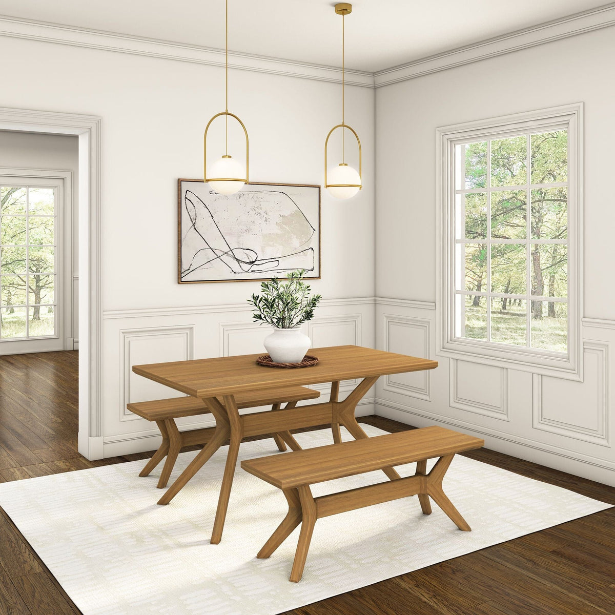 Dining Bench, Verso 48" for Dining Rooms, Kitchen Tables and Everyday Seating, 2 Sizes and 5 Colors image 23