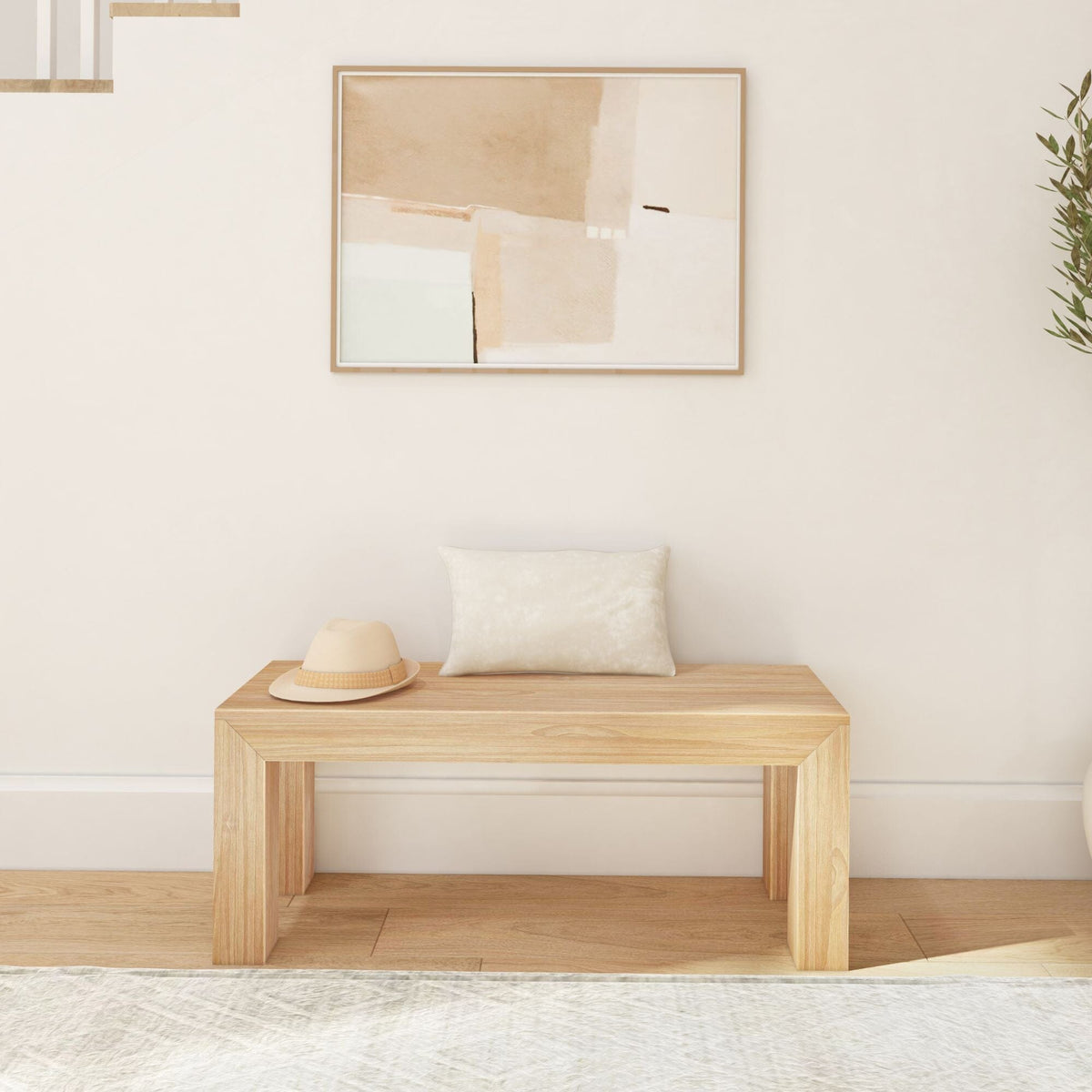 Dining Bench, Modern 49" for Dining Rooms, Kitchen Tables and Everyday Seating, 5 Color Options image 23