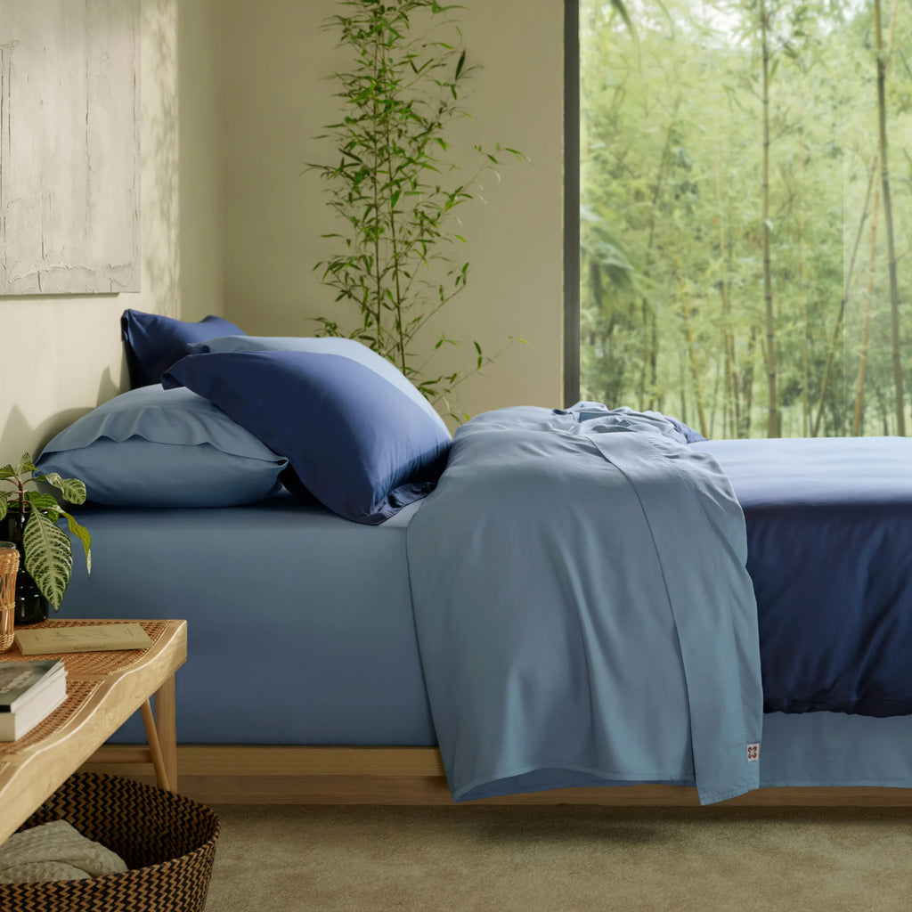 Bed Sheet Set, BareNights Viscose Derived from Bamboo, Breathable Construction for Everyday Bedroom Comfort and Guest Rooms image 23