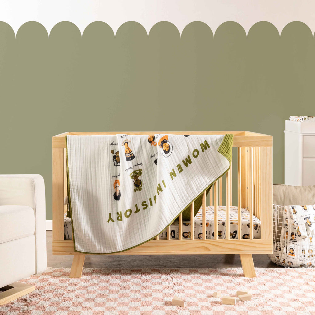 Bed Quilt, in 3 Layer GOTS Certified Organic Muslin, Breathable Construction for Guest Beds and Layered Bedroom Styling, 5 Color Options image 23