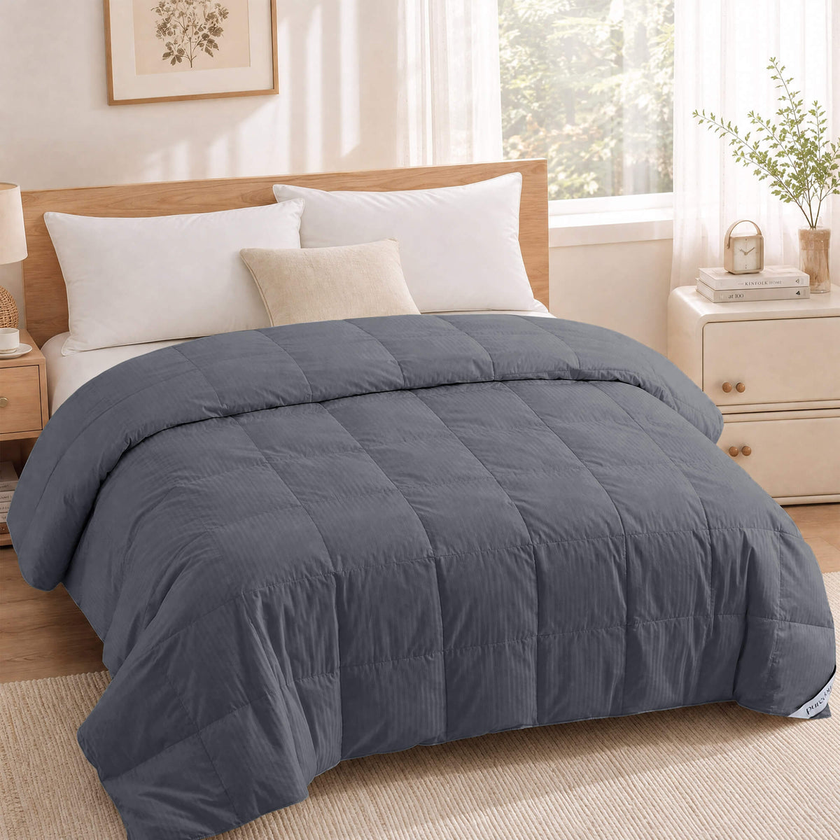 Cozy Throw Blanket, Cotton Oversized Down, Lightweight Design, Breathable Construction for Living Rooms, Bedrooms and Everyday Lounging image 23