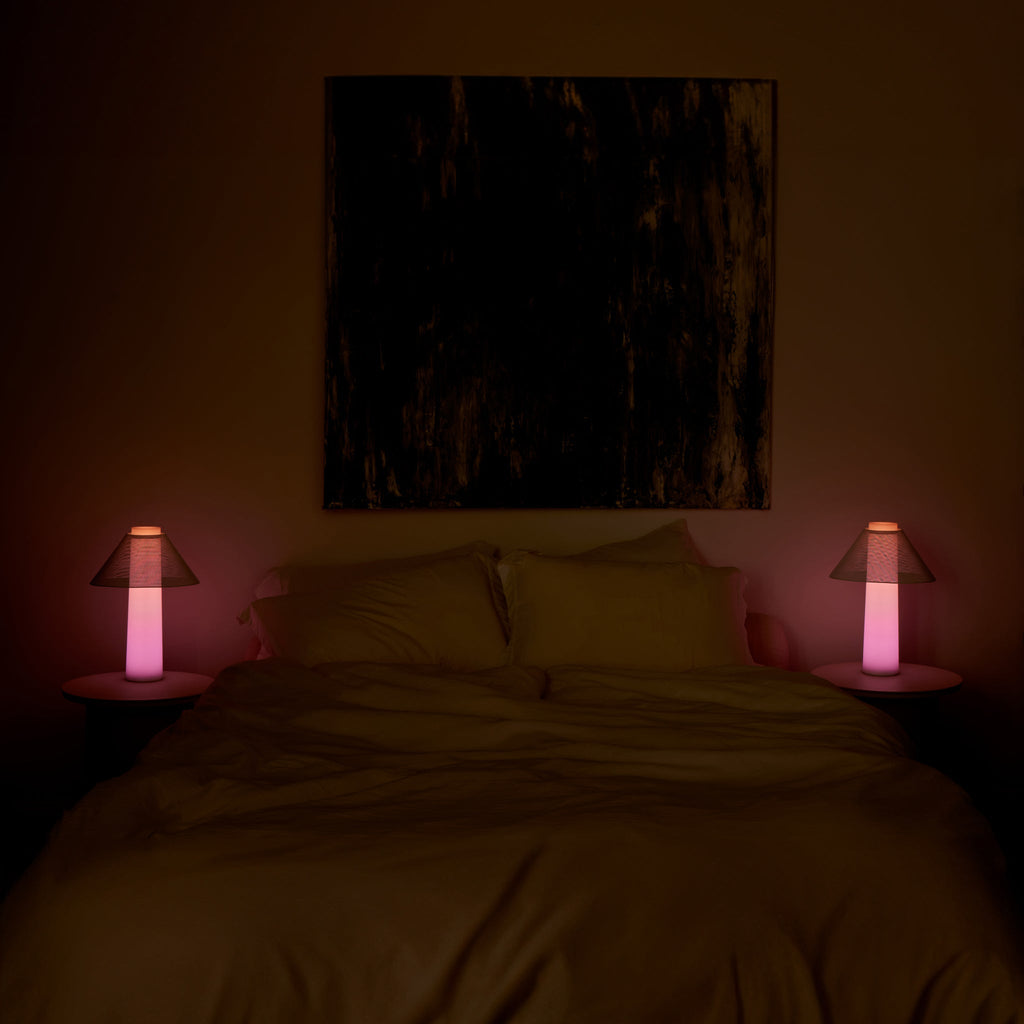 Home Lighting, Refurbished Lamp for Desks, Side Tables and Warm Room Lighting, 6 Color Options image 23