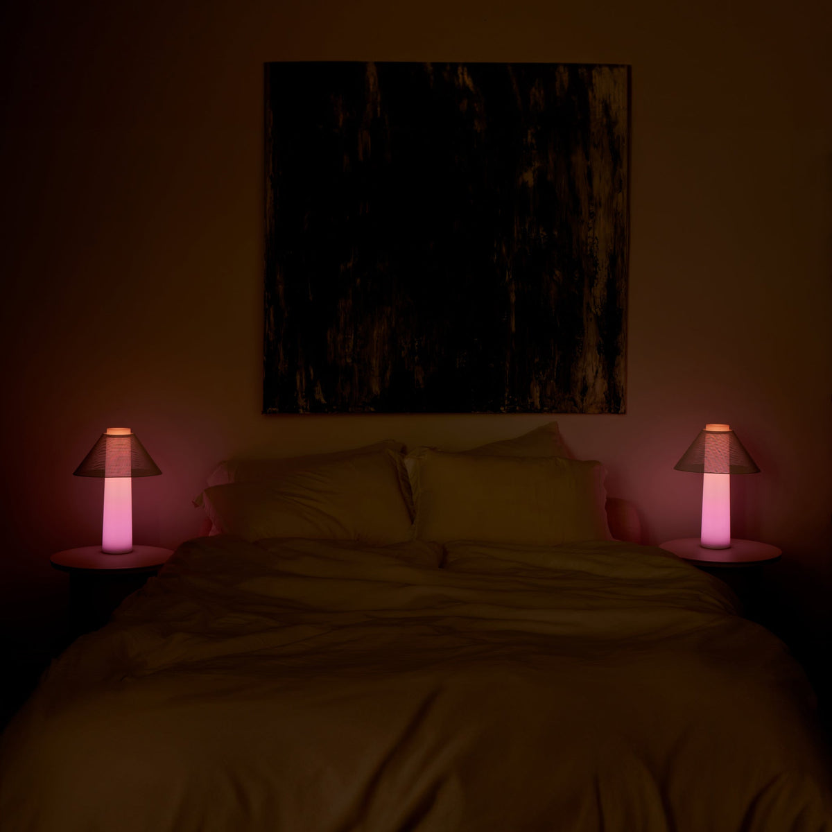 Home Lighting, Refurbished Lamp for Desks, Side Tables and Warm Room Lighting, 6 Color Options image 23