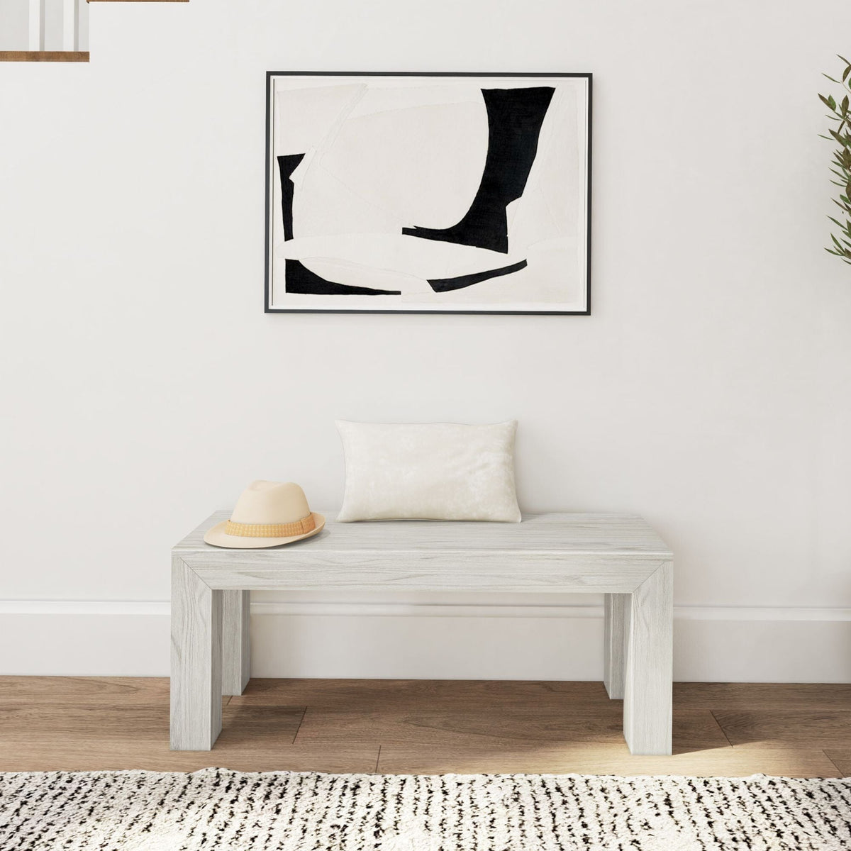 Dining Bench, Modern 49" for Dining Rooms, Kitchen Tables and Everyday Seating, 5 Color Options image 24